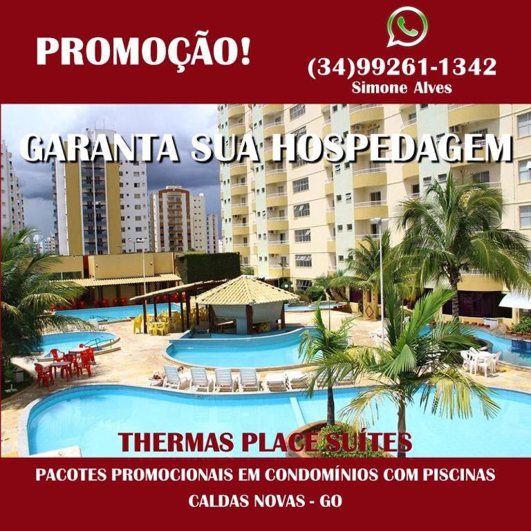 Thermas Place Suite Caldas Novas Com Piscinas Termais 외부 사진